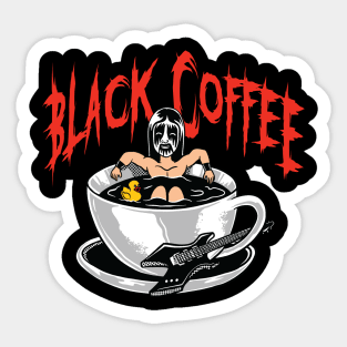 black coffee Sticker